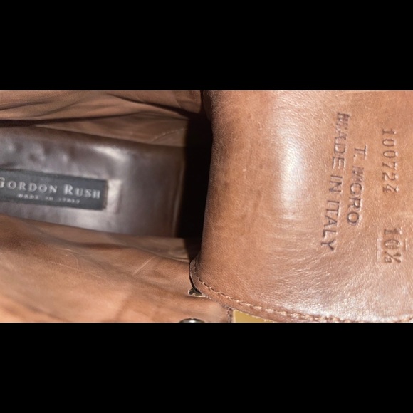 Men Gordon Rush leather boots size 10.5 - Picture 9 of 12